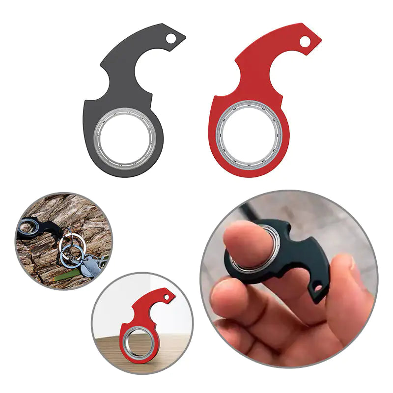 Creative Fidget Spinner Toy Keychain